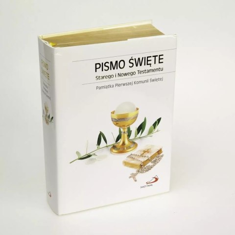 Pismo Św. ST i NT I Komunia Św. (standard format, oprawa twarda, paginatory, złocone brzegi kartek) Pismo Św. ST i NT I Komunia Św. (standard format, oprawa twarda, paginatory, złocone brzegi kartek)