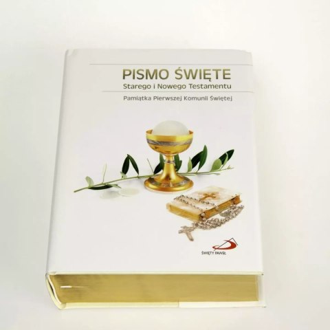 Pismo Św. ST i NT I Komunia Św. (standard format, oprawa twarda, paginatory, złocone brzegi kartek) Pismo Św. ST i NT I Komunia Św. (standard format, oprawa twarda, paginatory, złocone brzegi kartek)