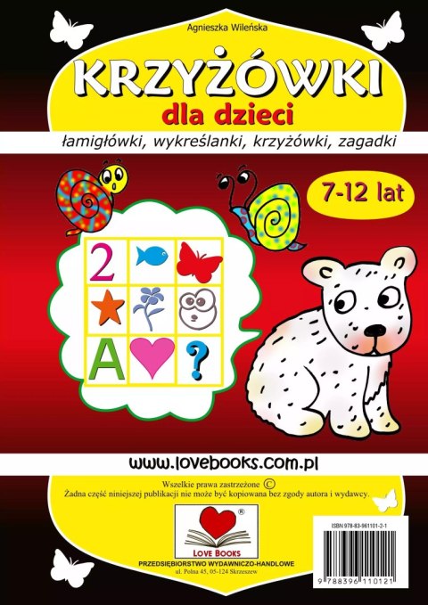 Krzyżówki dla dzieci 7-12 lat Krzyżówki dla dzieci 7-12 lat