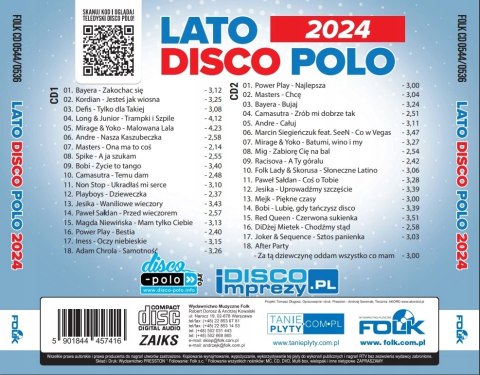 Lato 2024 Disco Polo 2CD, CD Lato 2024 Disco Polo 2CD, CD