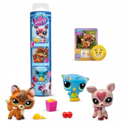 Littlest Pet Shop Tuba Zestaw 3 figurek zwierzątek +akcesoria seria 3 Littlest Pet Shop Tuba Zestaw 3 figurek zwierzątek +akcesoria seria 3