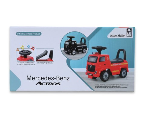 Milly Mally Pojazd Mercedes-Benz Actros Fire Truck Red Milly Mally Pojazd Mercedes-Benz Actros Fire Truck Red