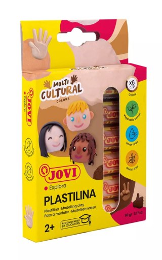 Plastelina cielista 6 kolorów po 15 g