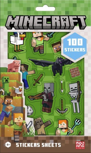 Zestaw naklejek Minecraft 92 szt.MC00039