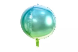 Balon fol.Kula ombre nieb-ziel 35cm 08158
