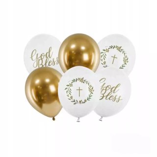 Balony 30cm GodBless mix A6 99095