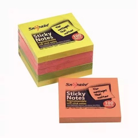 KARTECZKI SAMOPRZYLEPNE 76X76 NEON 100S KARTECZKI SAMOPRZYLEPNE 76X76 NEON 100S