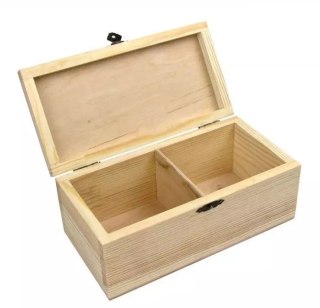 Pudełko drewniane z zamkiem 20x10x8cm