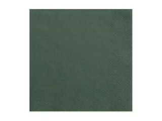 Serwetki trójwarstwowe zieleń 33x33cm 20szt