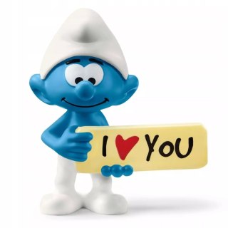 Smerfy. SLH20823. Smerf z napisem I Love You