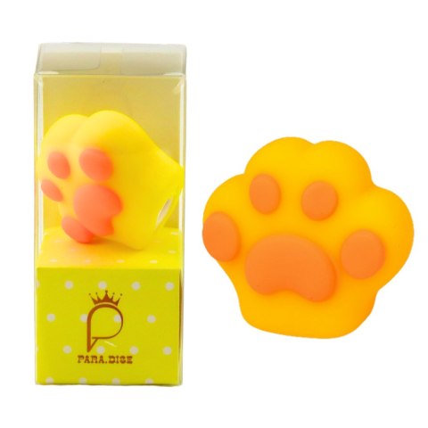 Strugaczka Temperówka Kocia Łapka Różowa Czarna Żółta 8cm Strugaczka Temperówka Kocia Łapka Różowa Czarna Żółta 8cm