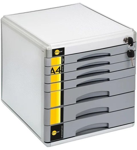 Szafka na dokumenty 7 szufl. metalowa YELLOW ONE Szafka na dokumenty 7 szufl. metalowa YELLOW ONE