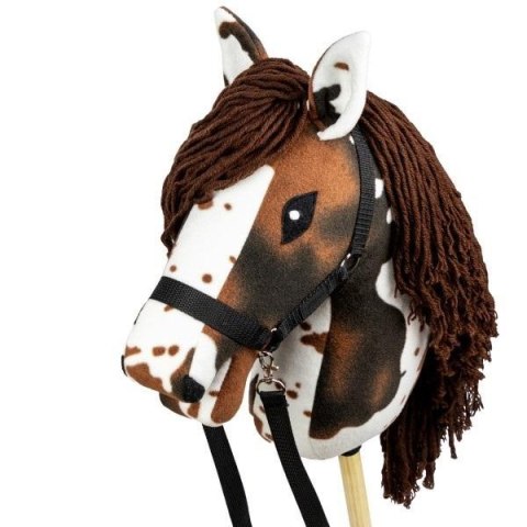 Hobby Horse Skippi. Koń na kiju gniado-srokaty Hobby Horse Skippi. Koń na kiju gniado-srokaty