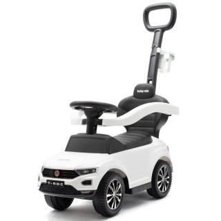 Jeździk z rączką Volkswagen T-Roc biały