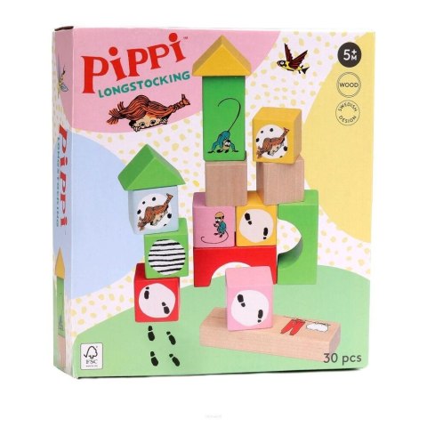 Klocki drewniane Pippi Klocki drewniane Pippi