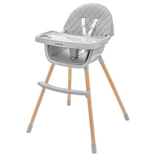 Krzesełko do karmienia Freja wooden dark grey