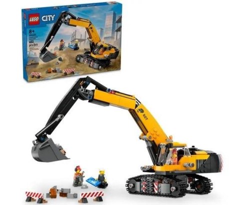 LEGO(R) CITY 60420 (4szt) Żółta koparka LEGO(R) CITY 60420 (4szt) Żółta koparka