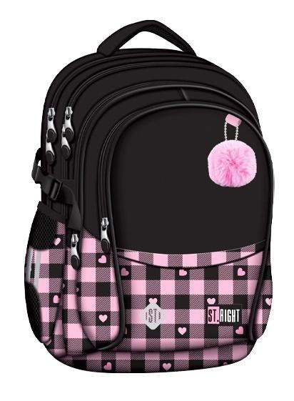 Plecak 4 komorowy BP1 Pink Checkered Plecak 4 komorowy BP1 Pink Checkered