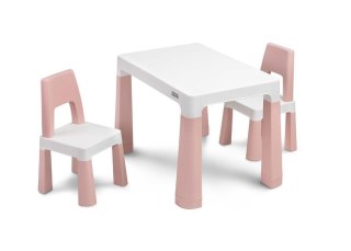 Stolik dziecięcy z 2 krzesełkami Monti pink