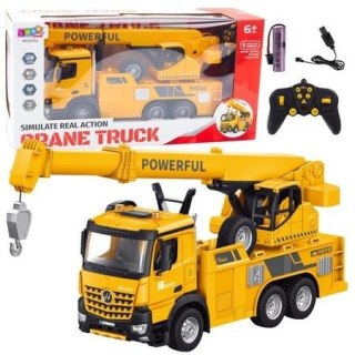 Dźwig z hakiem RC 2.4G 9CH żółty