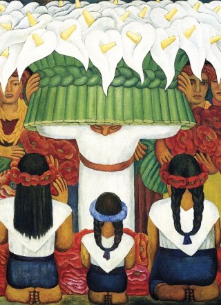 Puzzle 1000 elementów. Święto kwiatów, Diego Rivera