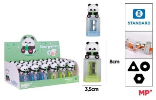 Temperówka z pojemnikiem - panda (24szt)