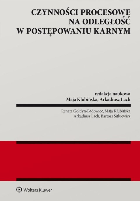 Czynności procesowe na odległość w postępowaniu... Czynności procesowe na odległość w postępowaniu...