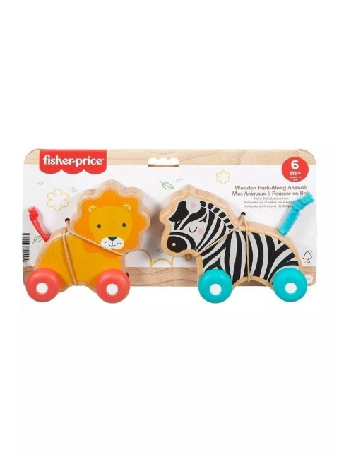 Fisher Price Zwierzątka drewniane do pchania Fisher Price Zwierzątka drewniane do pchania