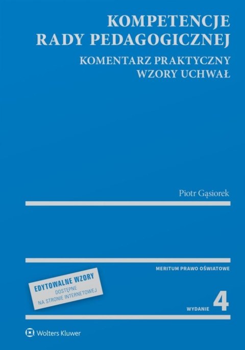 Kompetencje rady pedagogicznej. w.4 Kompetencje rady pedagogicznej. w.4