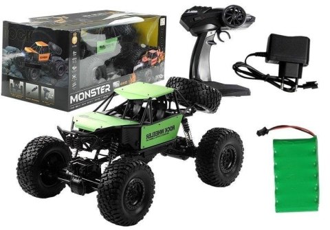 Monster Truck na resorach RC zielony Monster Truck na resorach RC zielony