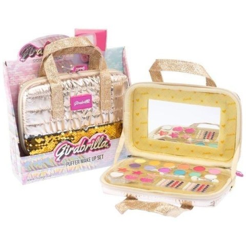 Torba Make up z wyposażeniem złota Torba Make up z wyposażeniem złota