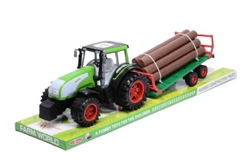 Traktor gigant z przyczepa i drewnem Traktor gigant z przyczepa i drewnem