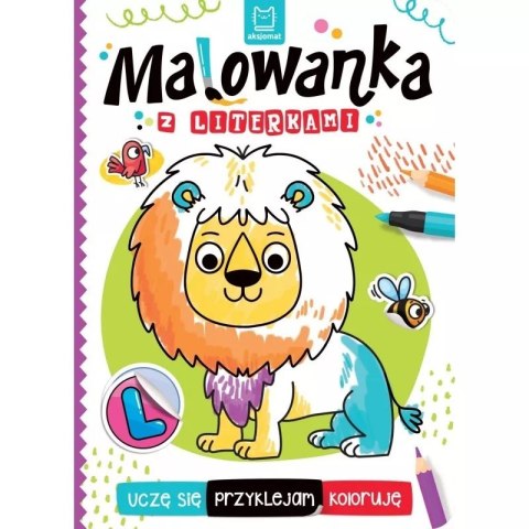 Malowanka z literkami Malowanka z literkami