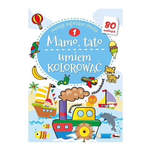 Mamo tato umiem kolorować 1 Mamo tato umiem kolorować 1