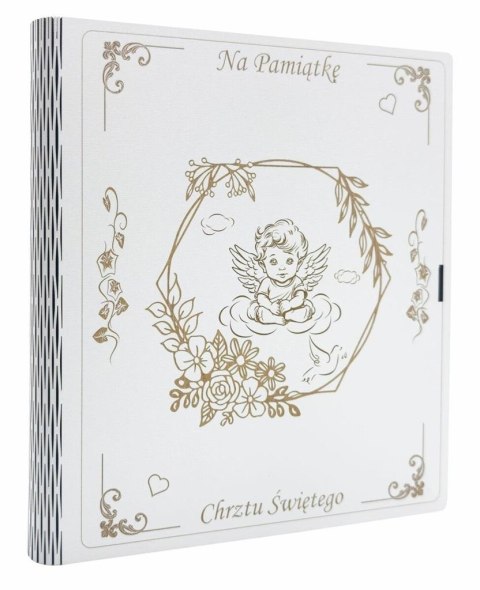 Biblia. Pamiątka Chrztu Św. złota - Aniołek Biblia. Pamiątka Chrztu Św. złota - Aniołek