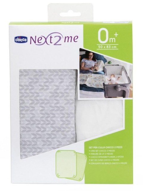 Prześcieradło do łóżeczka Next2me tricot 2szt Prześcieradło do łóżeczka Next2me tricot 2szt