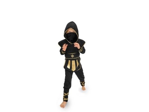 Strój Ninja czarny rozm. 96-116cm Strój Ninja czarny rozm. 96-116cm