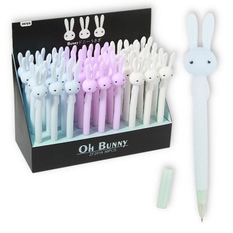 Długopis Bunny niebieski (36szt) Długopis Bunny niebieski (36szt)