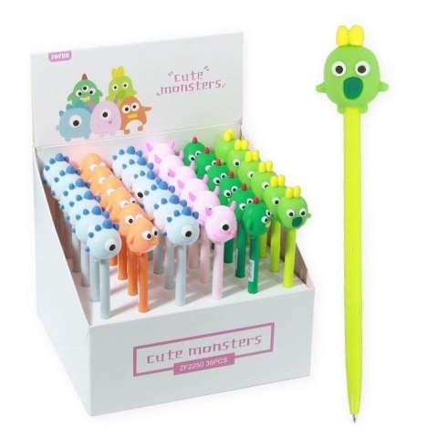 Długopis Cute Monster niebieski (36szt) Długopis Cute Monster niebieski (36szt)