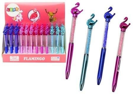 Długopis z diamentami Flaming 0,7mm nieb. (48szt) Długopis z diamentami Flaming 0,7mm nieb. (48szt)