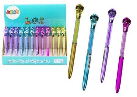 Długopis z diamentami Kobra 0,7mm nieb. (48szt) Długopis z diamentami Kobra 0,7mm nieb. (48szt)