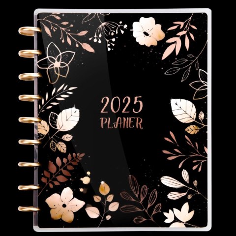 Planer 2025 tygodniowy czarny Planer 2025 tygodniowy czarny