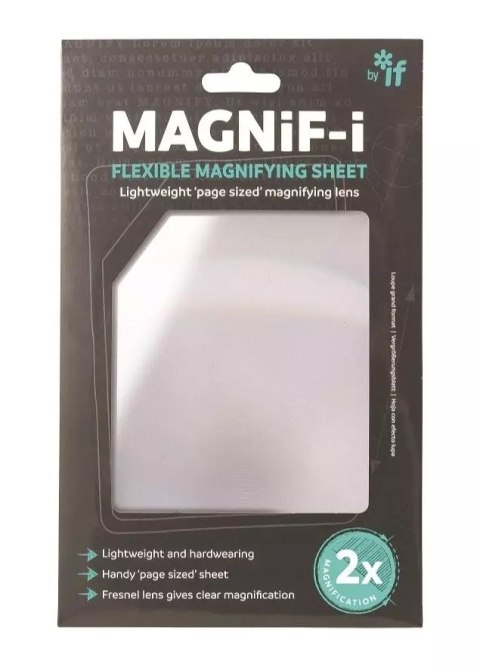 Magnifi-i, arkusz A5 powiększający/lupa do książki Magnifi-i, arkusz A5 powiększający/lupa do książki