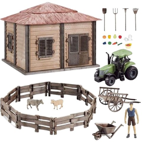 Zestaw farma ranczo domek rolnika DIY Zestaw farma ranczo domek rolnika DIY