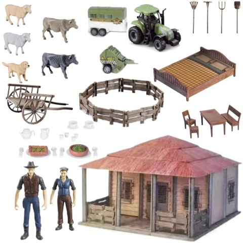 Zestaw farma z domem rolnika DIY Zestaw farma z domem rolnika DIY