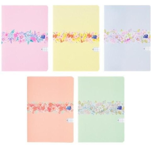 Brulion B5/96K kratka Floral (5szt) OXFORD Brulion B5/96K kratka Floral (5szt) OXFORD