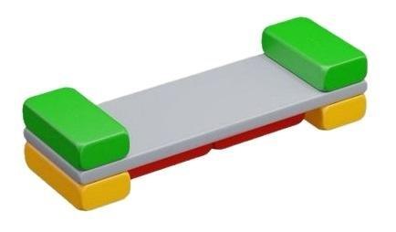 Deska dydaktyczna z cegłam 7el Deska dydaktyczna z cegłam 7el