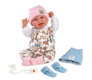 Lalka bobas śmiejąca Tala/Talo mix ubrań 44cm