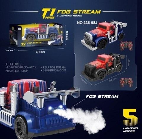 Pojazd R/C + ład + dym + 5 świateł Pojazd R/C + ład + dym + 5 świateł