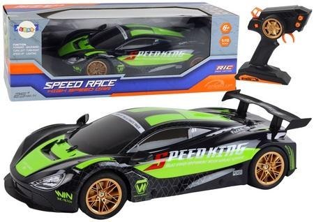 Auto sportowe R/C 1:10 zielono-czarne Auto sportowe R/C 1:10 zielono-czarne